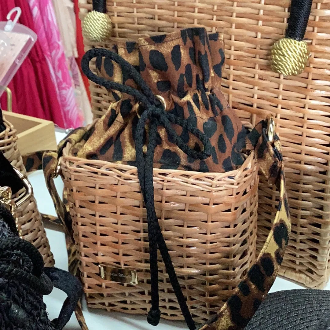 Mini Whicker bucket bag