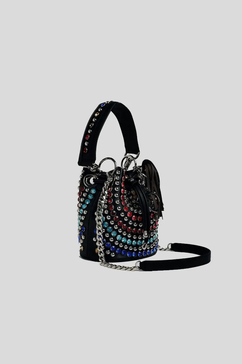 Mirror Bucket Med. Synthtetic - Black Multicolor