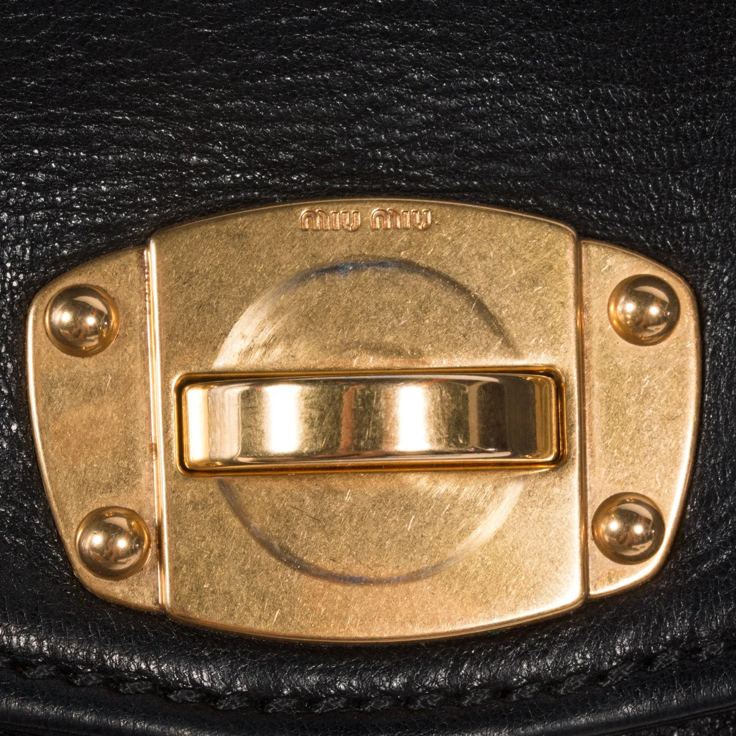 Miu Miu Leather Baguette