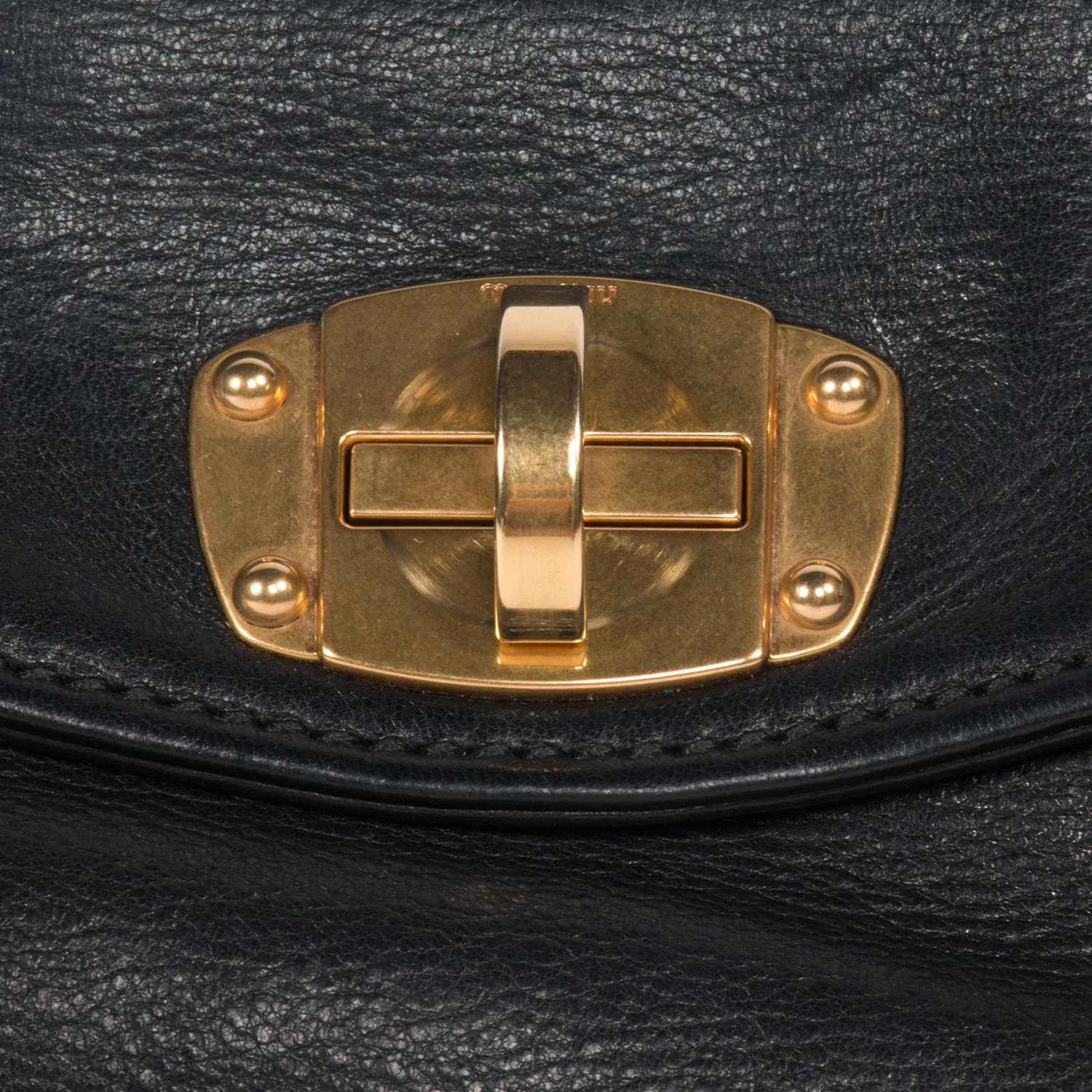 Miu Miu Leather Baguette