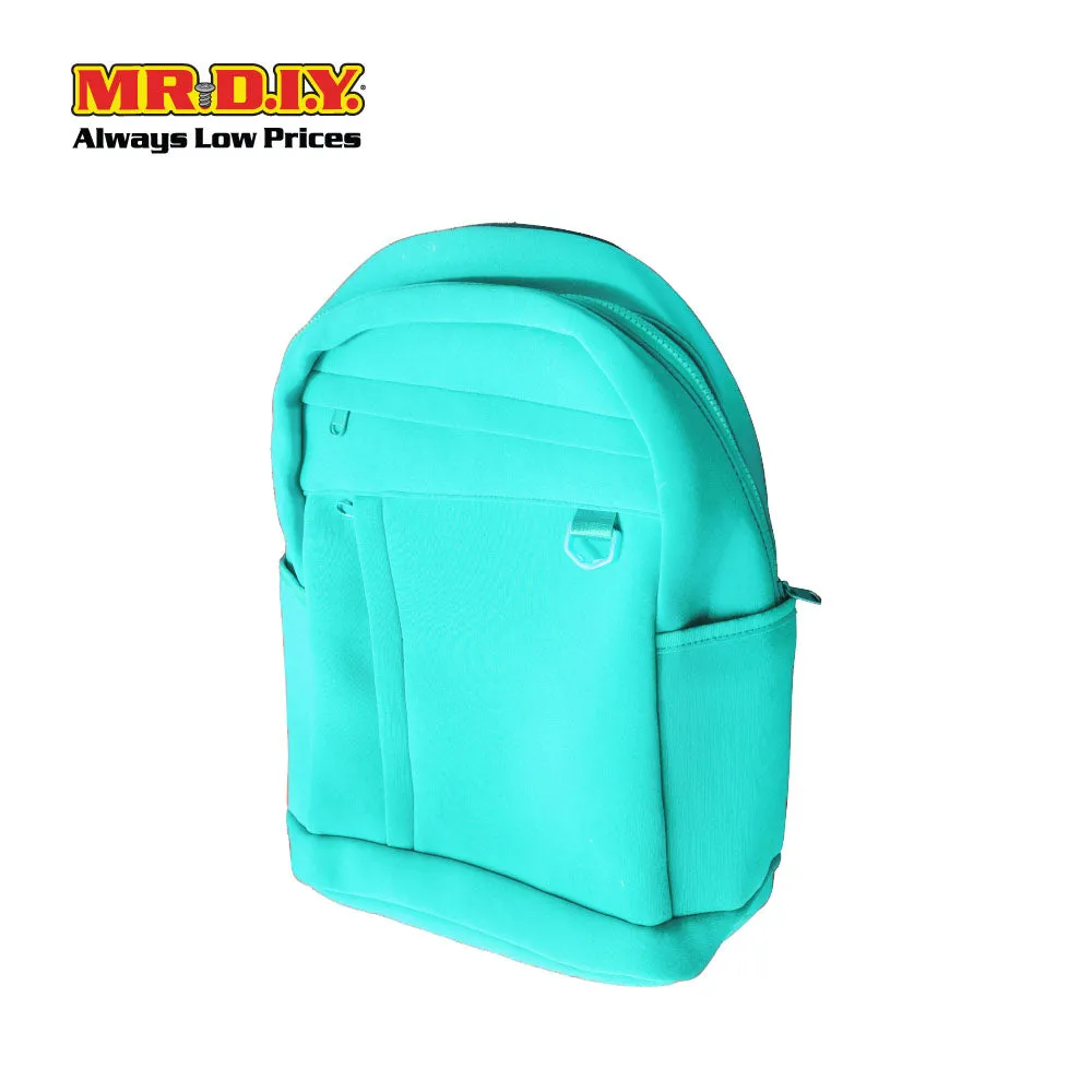 (MR.DIY) Plain Casual Shoulder Backpack  - GREEN - Color Series
