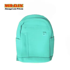 (MR.DIY) Plain Casual Shoulder Backpack  - GREEN - Color Series
