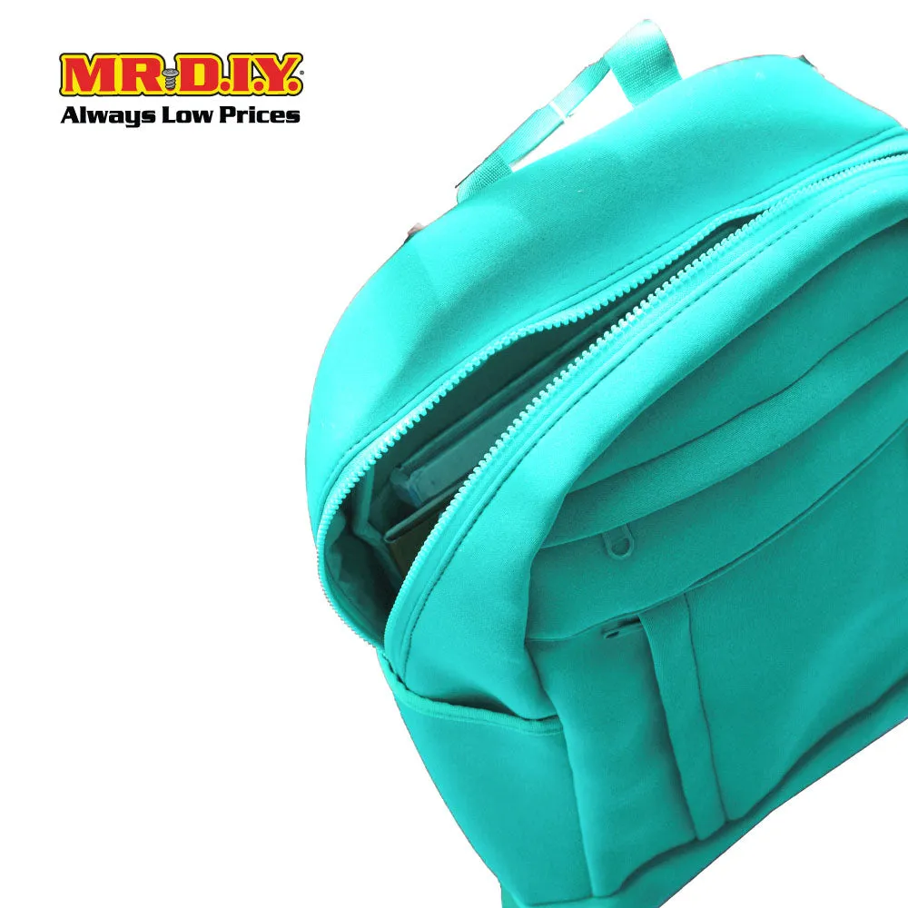 (MR.DIY) Plain Casual Shoulder Backpack  - GREEN - Color Series