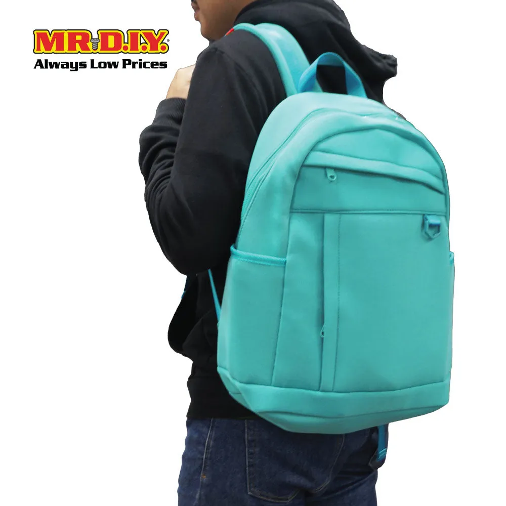 (MR.DIY) Plain Casual Shoulder Backpack  - GREEN - Color Series