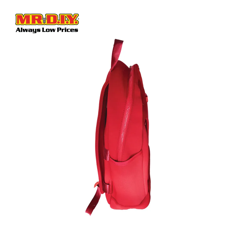 (MR.DIY) Plain Casual Shoulder Backpack  - RED - Color Series