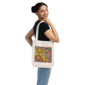 Multidimensional 100% Organic Canvas Tote Bag