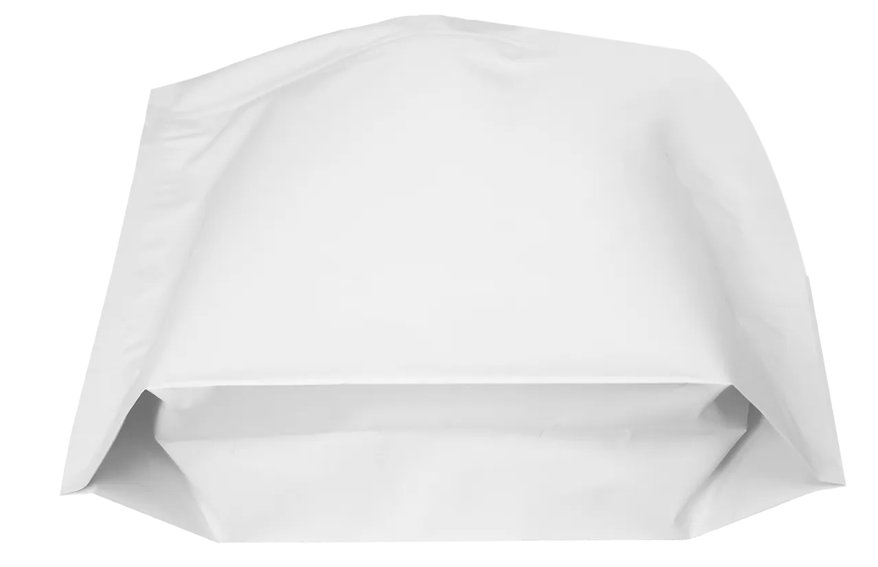 Mylar Bag Dura-Defense Matte White Child Resistant Exit Bag - Opaque 12" x 9" (50, 100, 250, and 500 Count)
