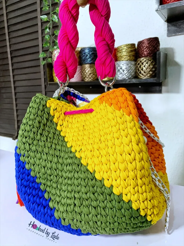 'Nana' Multicolored bucket bag (drawstring)