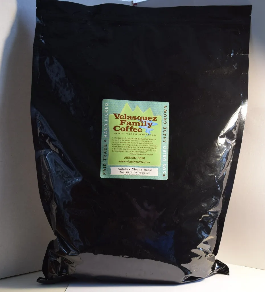 Natalia's Vienna Roast coffee (medium) | Full Bodied, Rich and Smooth