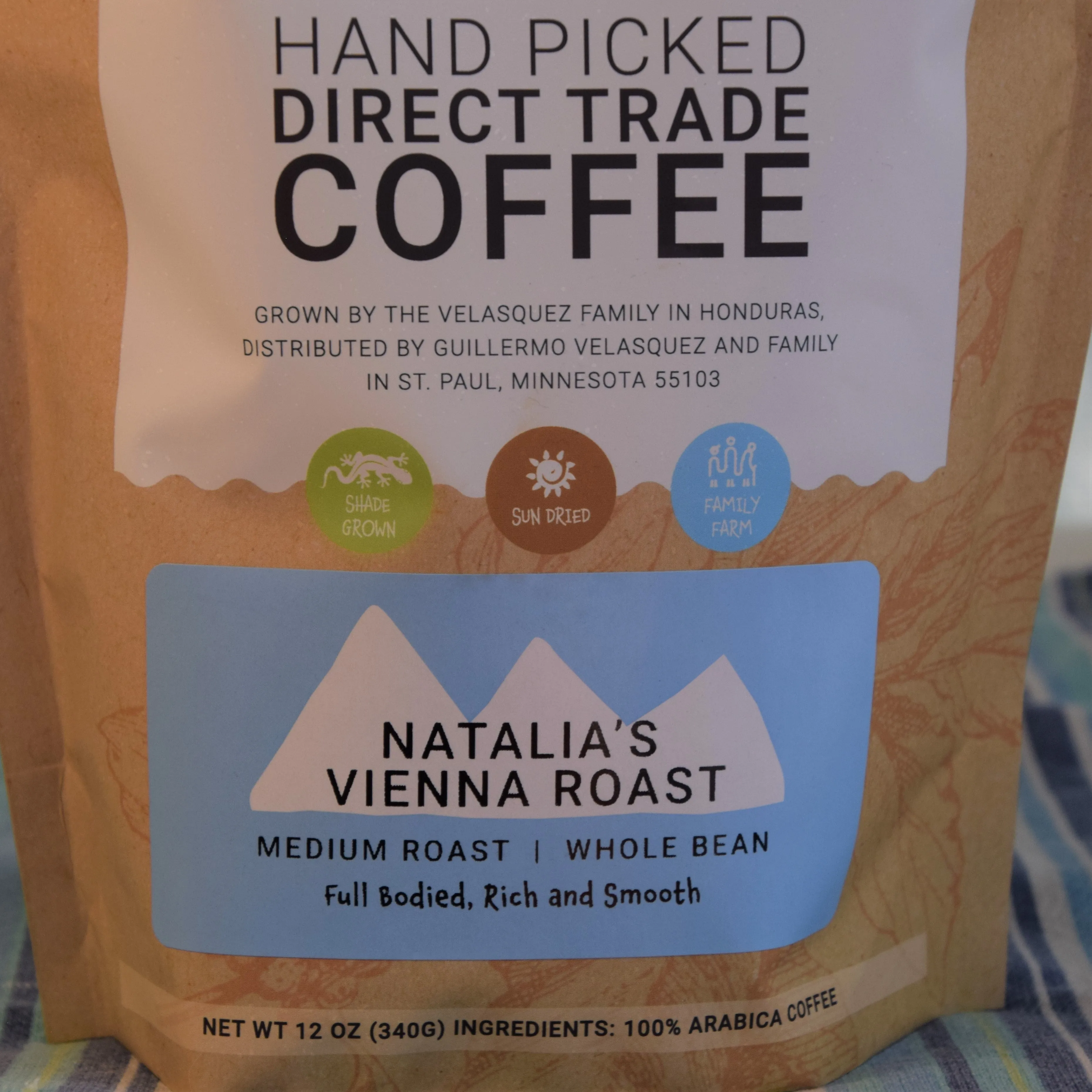 Natalia's Vienna Roast coffee (medium) | Full Bodied, Rich and Smooth