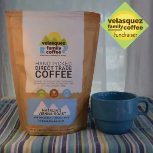 Natalia's Vienna Roast coffee (medium) - Fundraiser | Full Bodied, Rich and Smooth