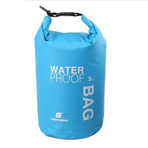 New 5L Waterproof  Water Bags Sack Pouch Canoe Portable Dry Bags for Boating Kayaking Camping Rafting Hiking EA14