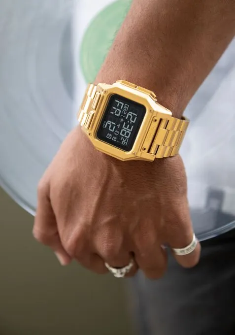 Nixon Regulus Stainless Steel Watch - All Gold