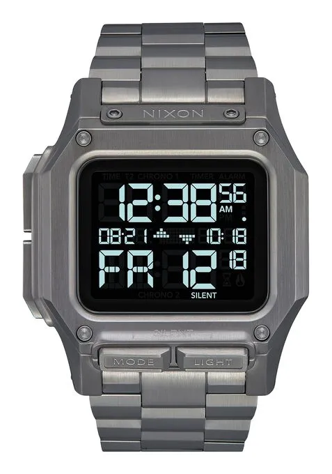 Nixon Regulus Stainless Steel Watch - Gunmetal