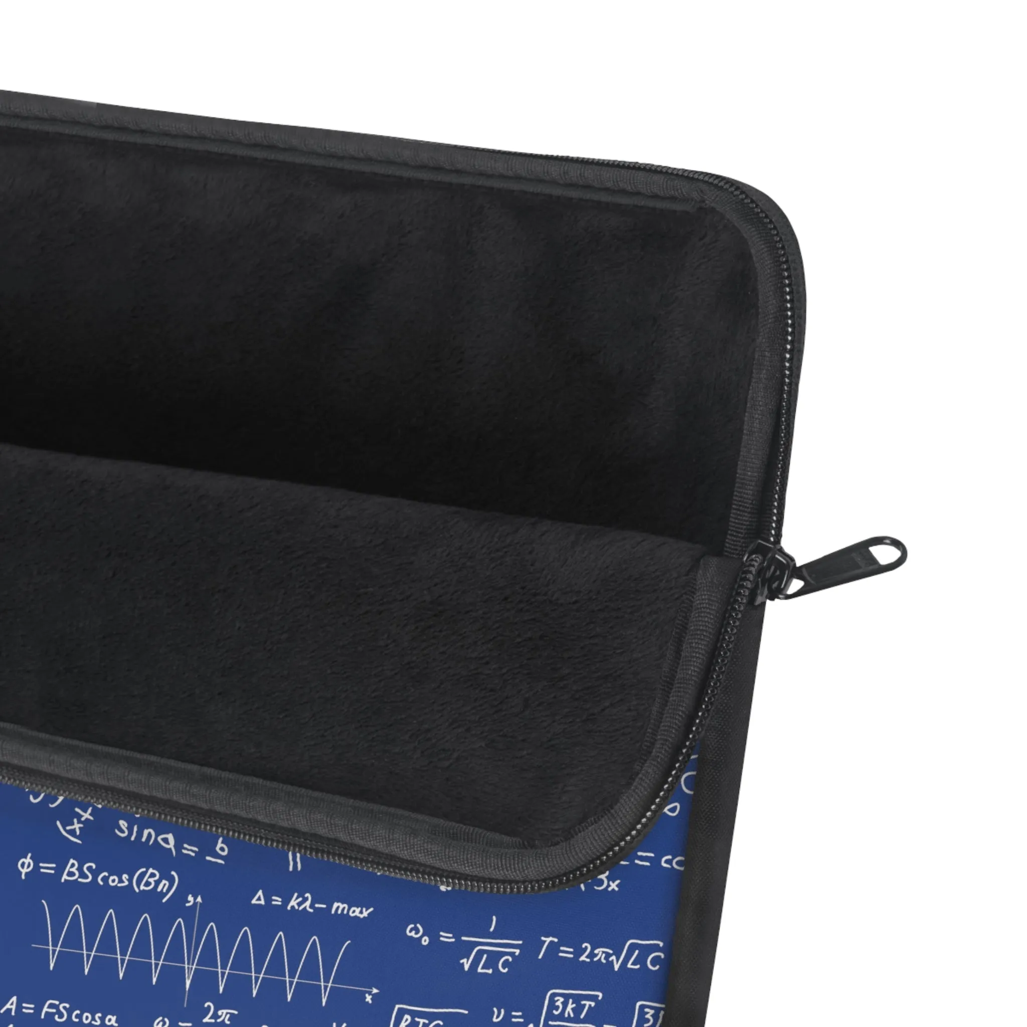 Numerical Incantations Laptop Case - Navy Blue