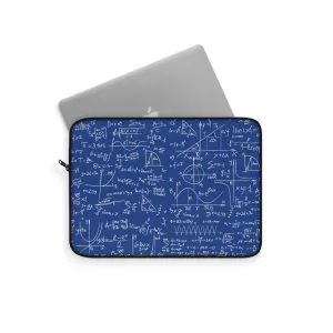 Numerical Incantations Laptop Case - Navy Blue