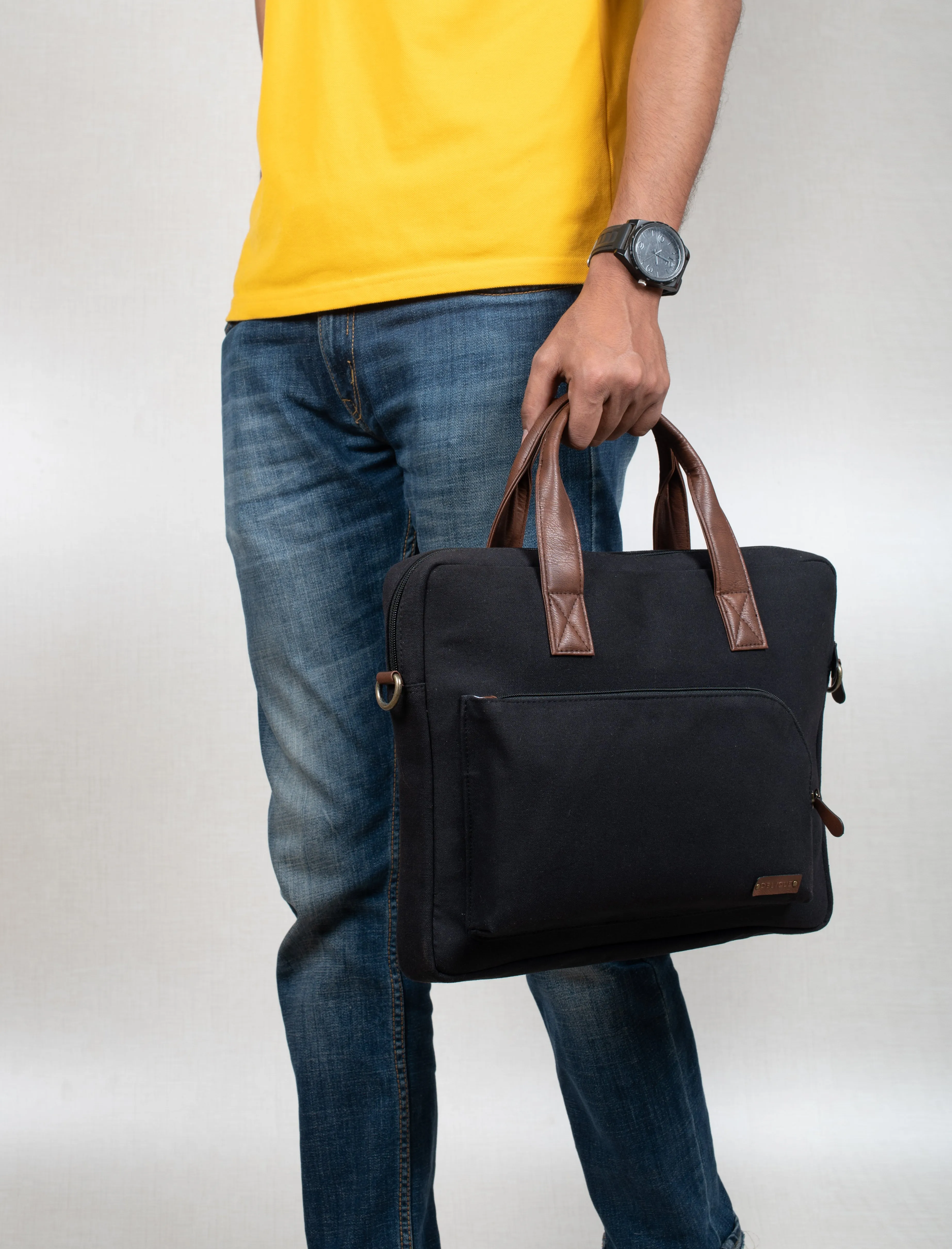 Oblique Rush Laptop Messenger Bag: 1N