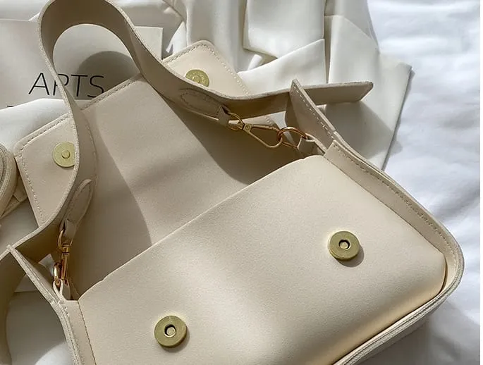 Off-White Leather Shoulder Bag