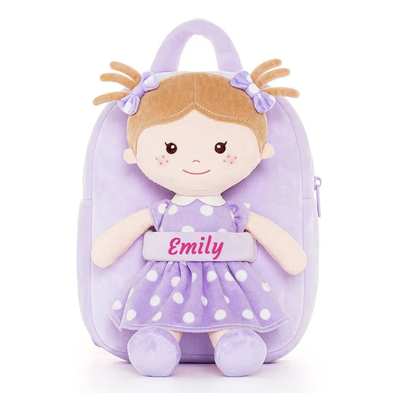Onetoo 9-inch Personalized Girl Backpacks Girls Gift Dolls Best Backpack Gifts