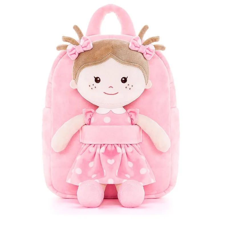 Onetoo 9-inch Personalized Girl Backpacks Girls Gift Dolls Best Backpack Gifts
