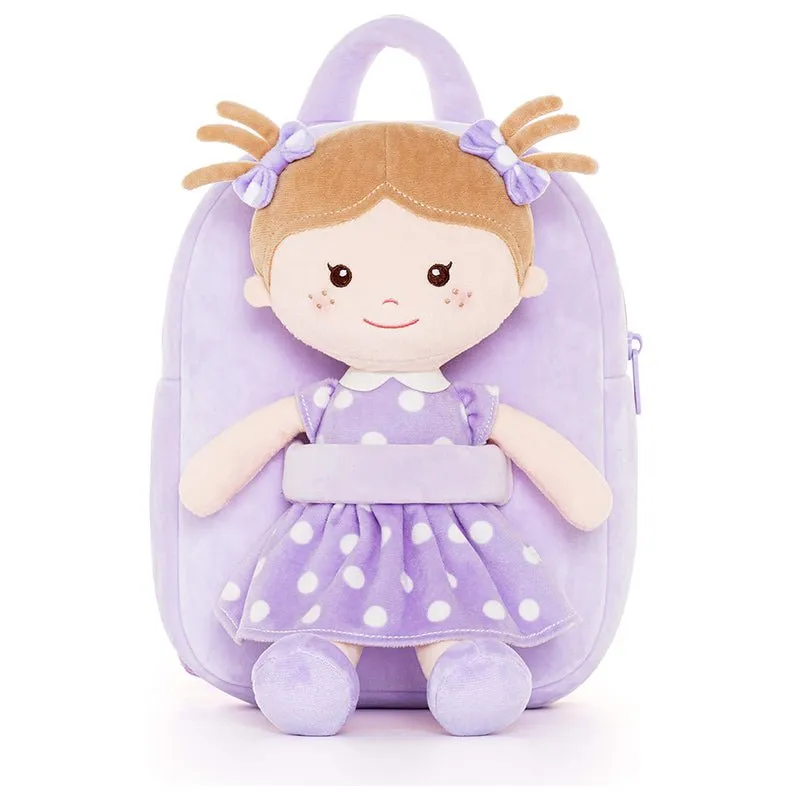Onetoo 9-inch Personalized Girl Backpacks Girls Gift Dolls Best Backpack Gifts