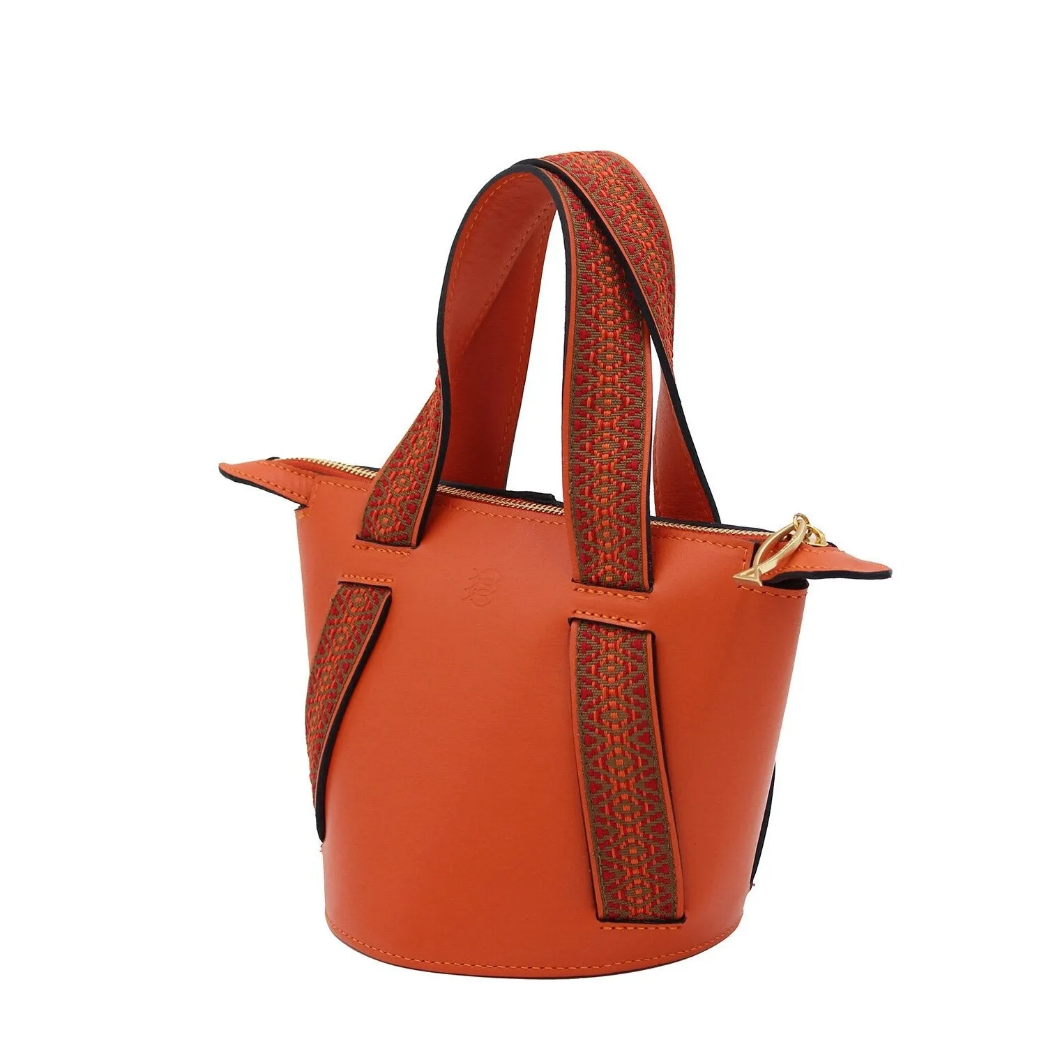 Orange Boho | Bucket Bag
