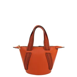 Orange Boho | Bucket Bag