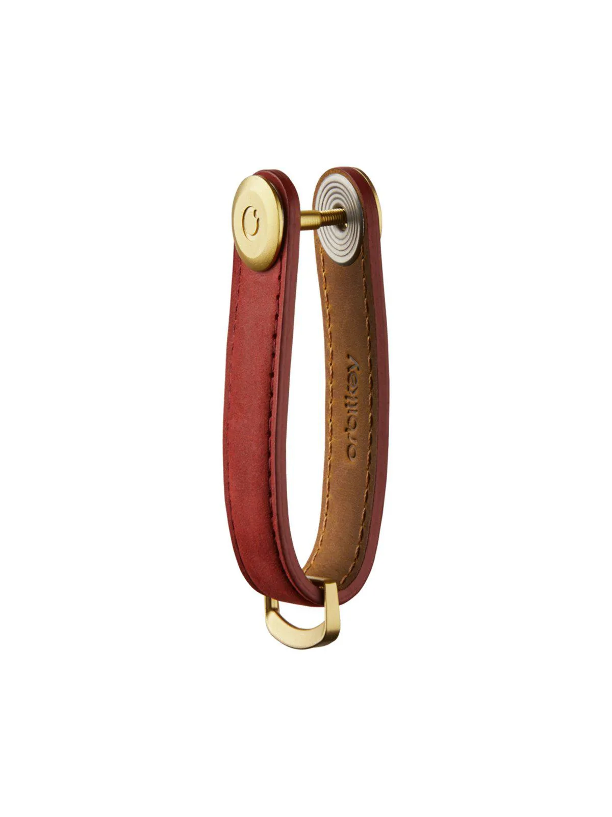 Orbitkey Crazy Horse Leather Maple Red / Red