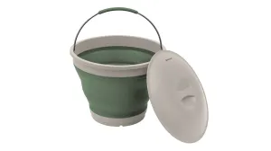Outwell Collaps Bucket Round with Lid Shadow Green