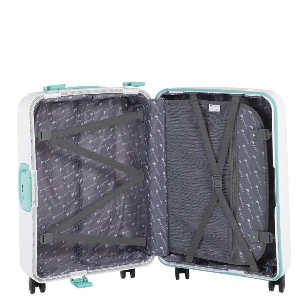 Paklite Galaxy Medium Luggage White