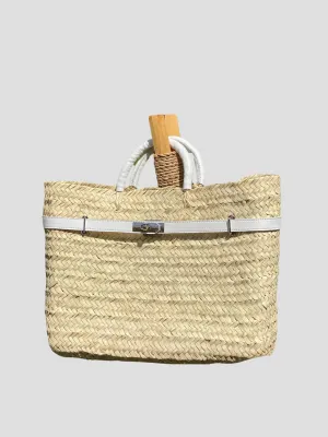 Panier Cuir Bag in White