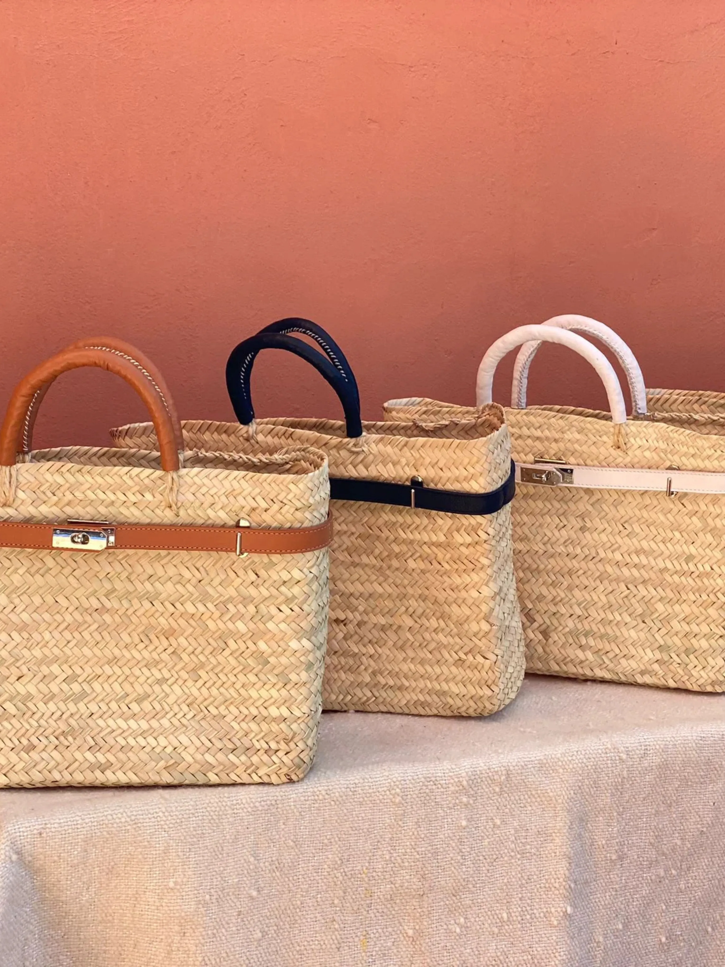 Panier Cuir Bag in White