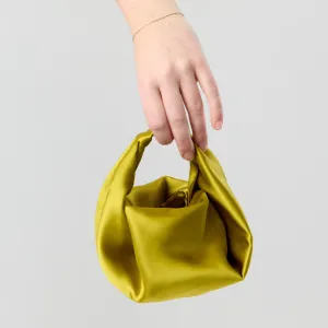 Parachute Bag - Olive Silk Satin