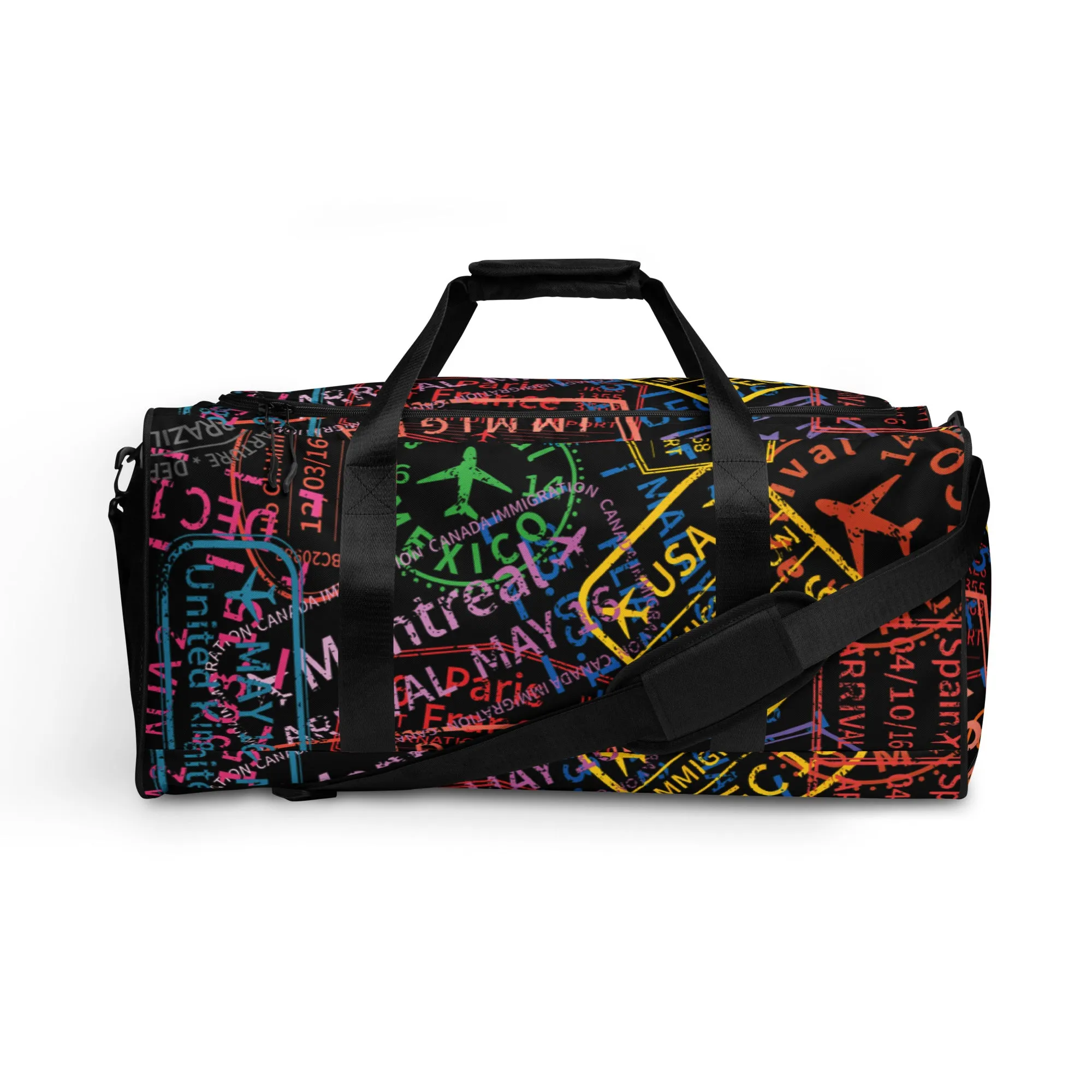 Passport Stamps Duffel Bag