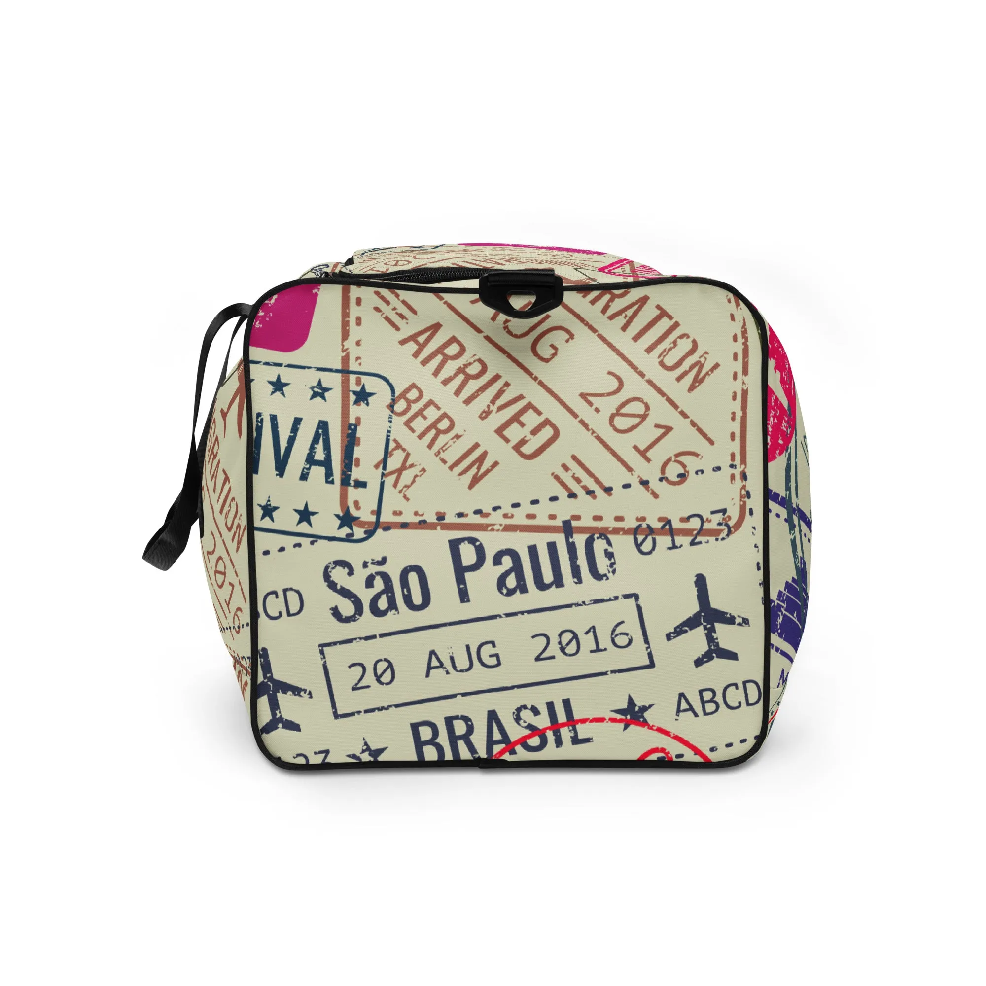 Passport Stamps Duffel Bag
