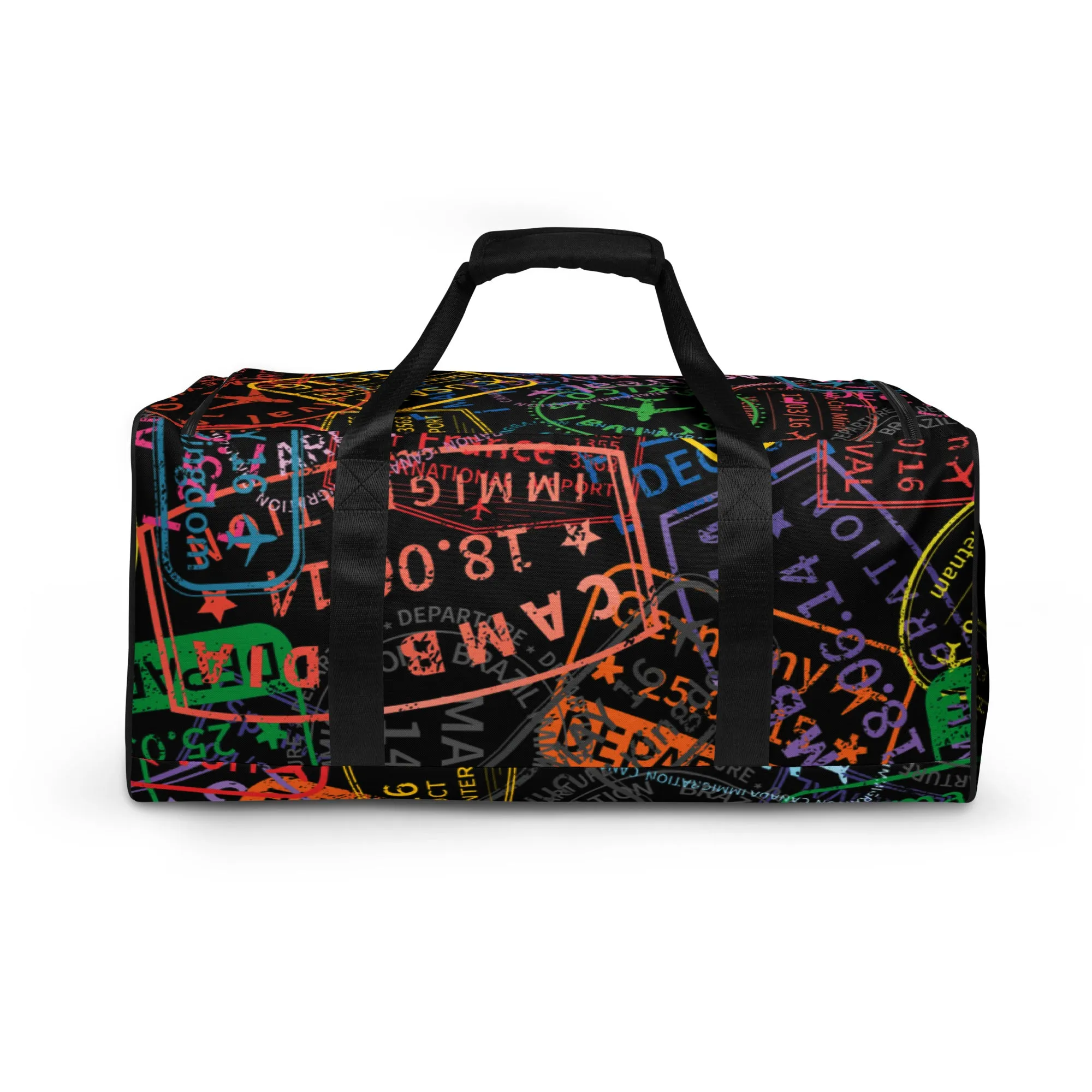 Passport Stamps Duffel Bag