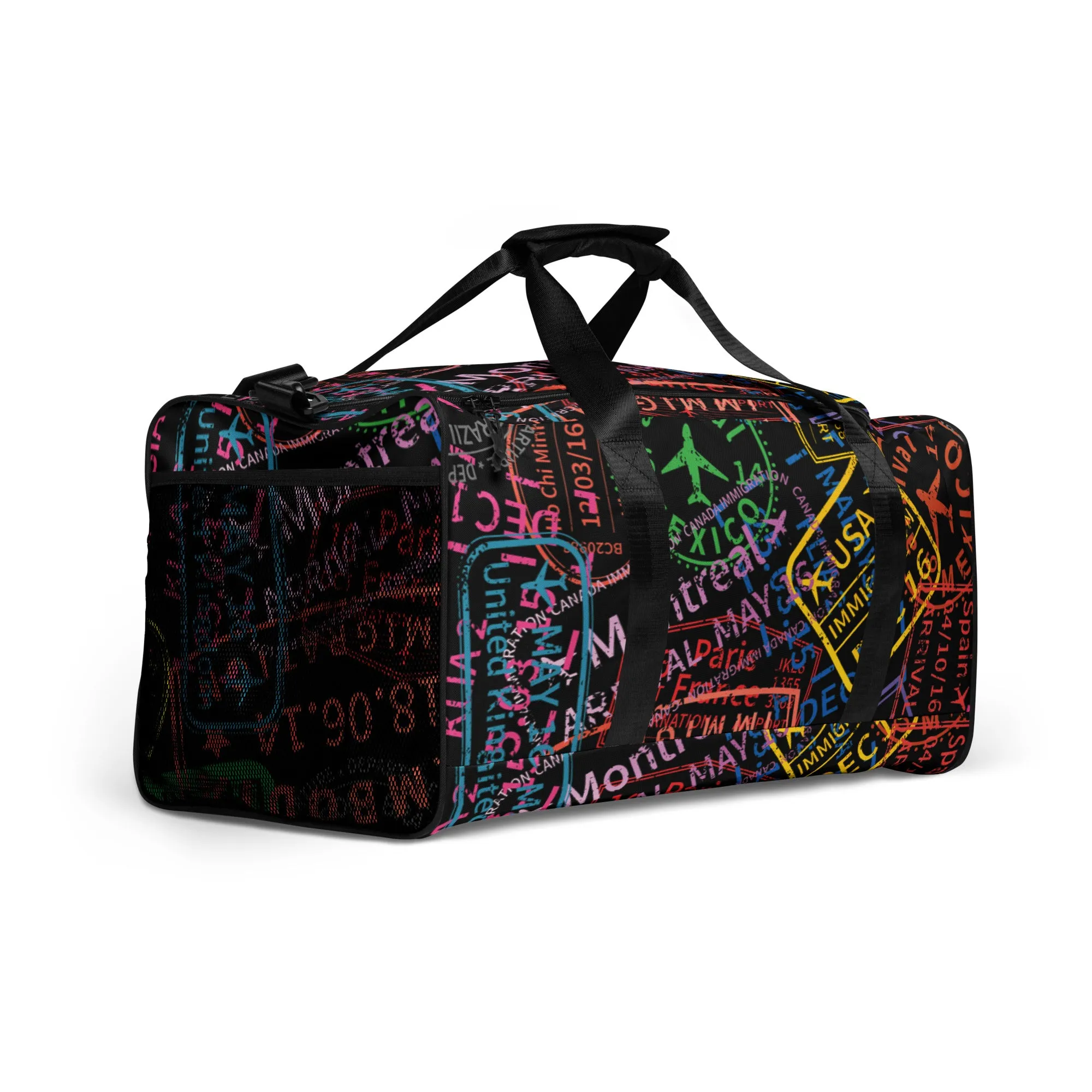 Passport Stamps Duffel Bag