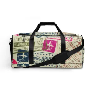 Passport Stamps Duffel Bag