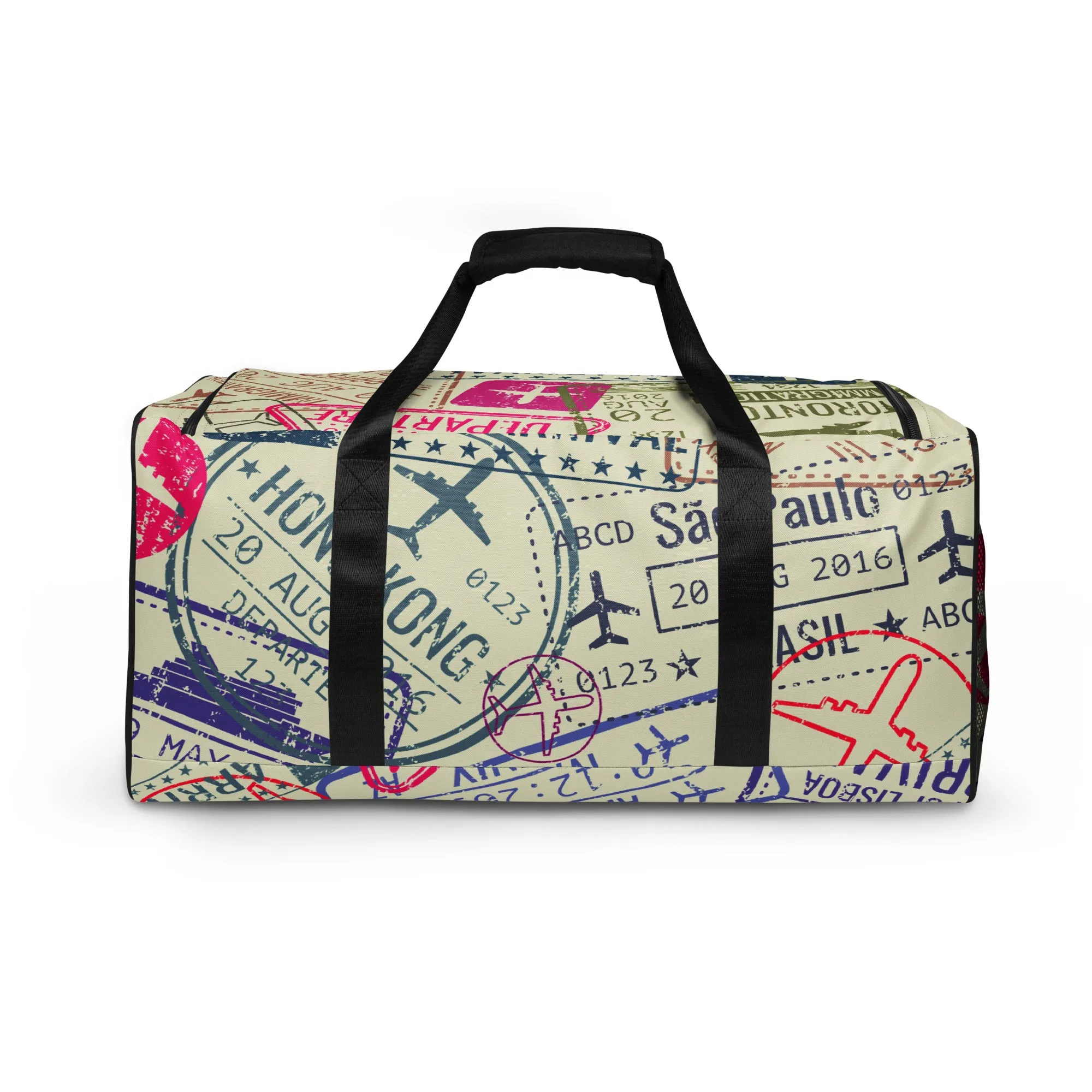 Passport Stamps Duffel Bag