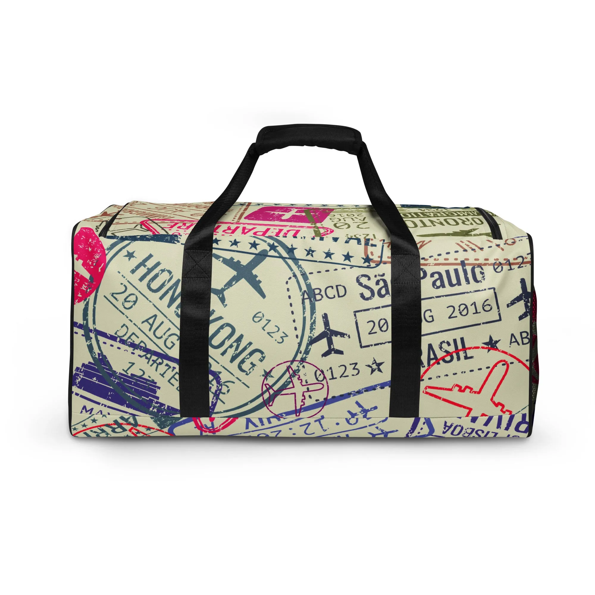 Passport Stamps Duffel Bag
