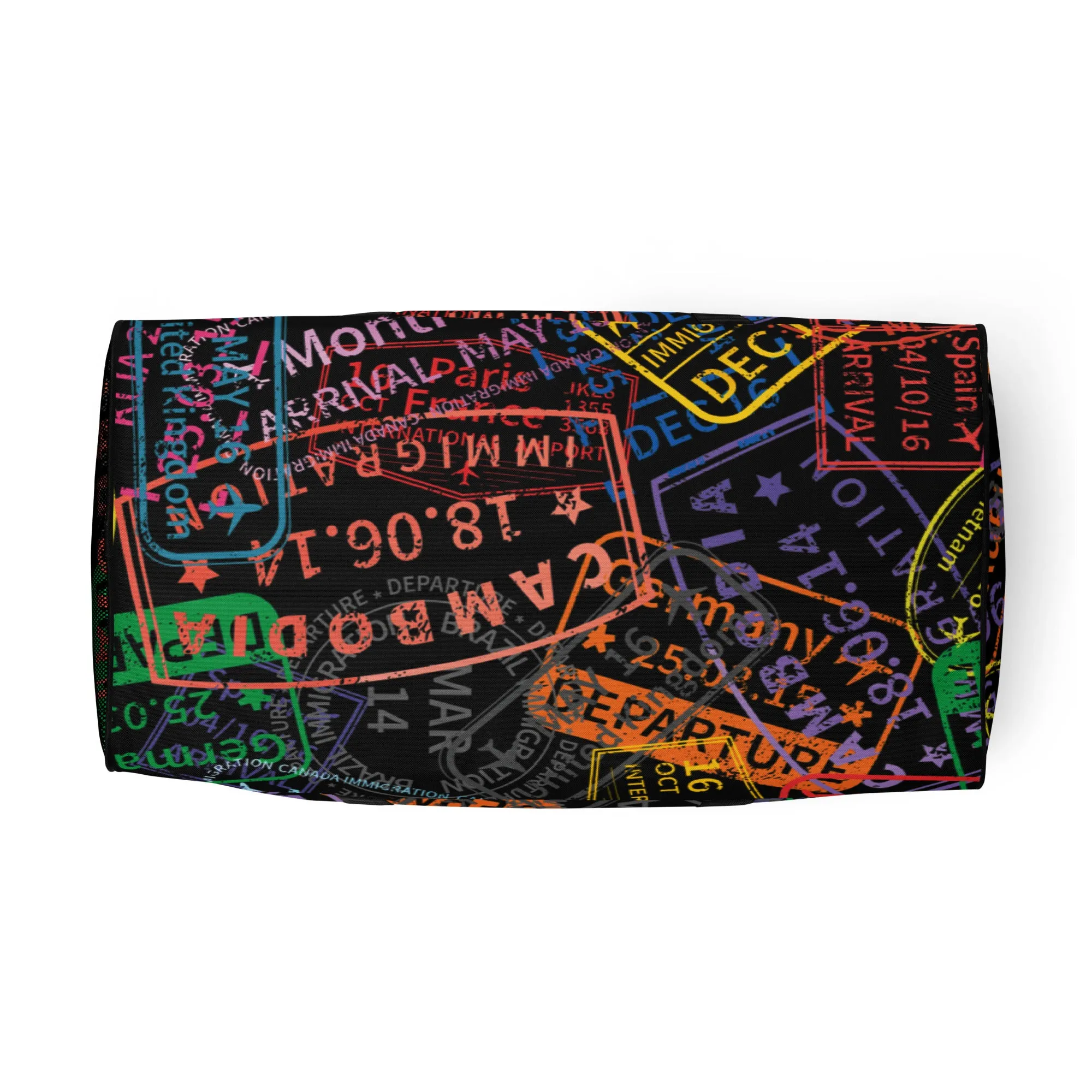Passport Stamps Duffel Bag