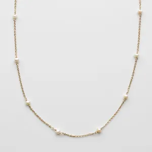 Pearl Station Necklace