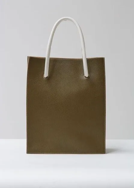Pebbled Leather Vow Bag