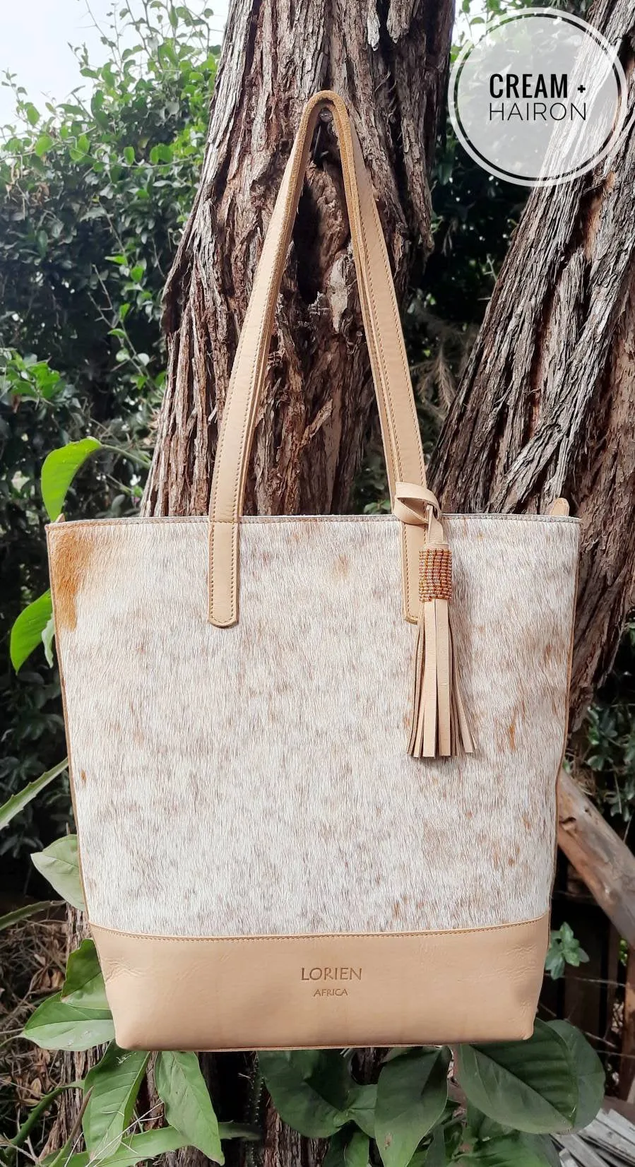 Personalized Leather Bag, Tote bag with zipper,  Beige  Leather tote bag with zip, Tote bag for women, gift for her,  Handmade leather bag,