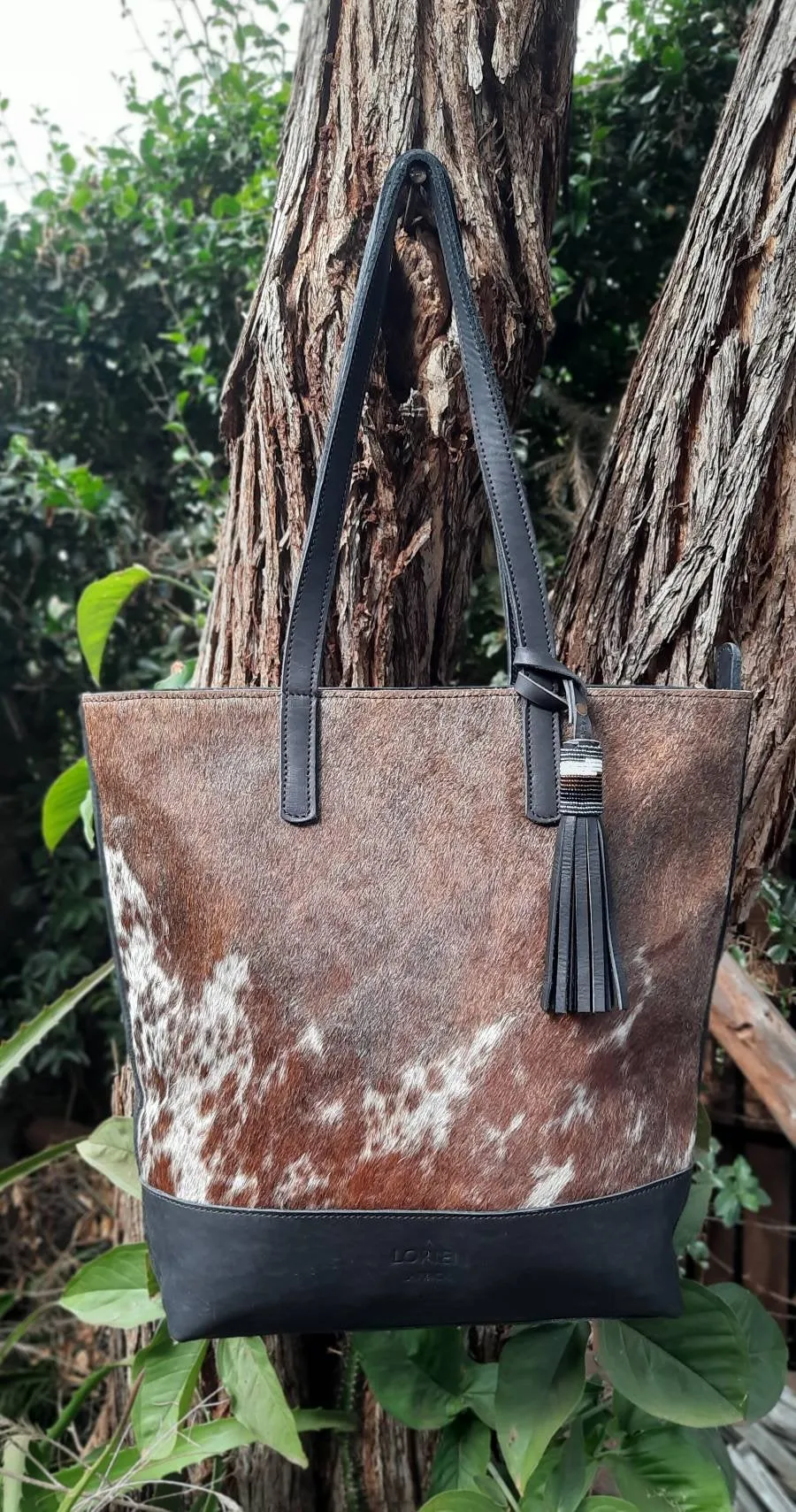 Personalized Leather Bag, Tote bag with zipper,  Black Leather tote bag with zip, Tote bag for women, gift for her,  Handmade leather bag,