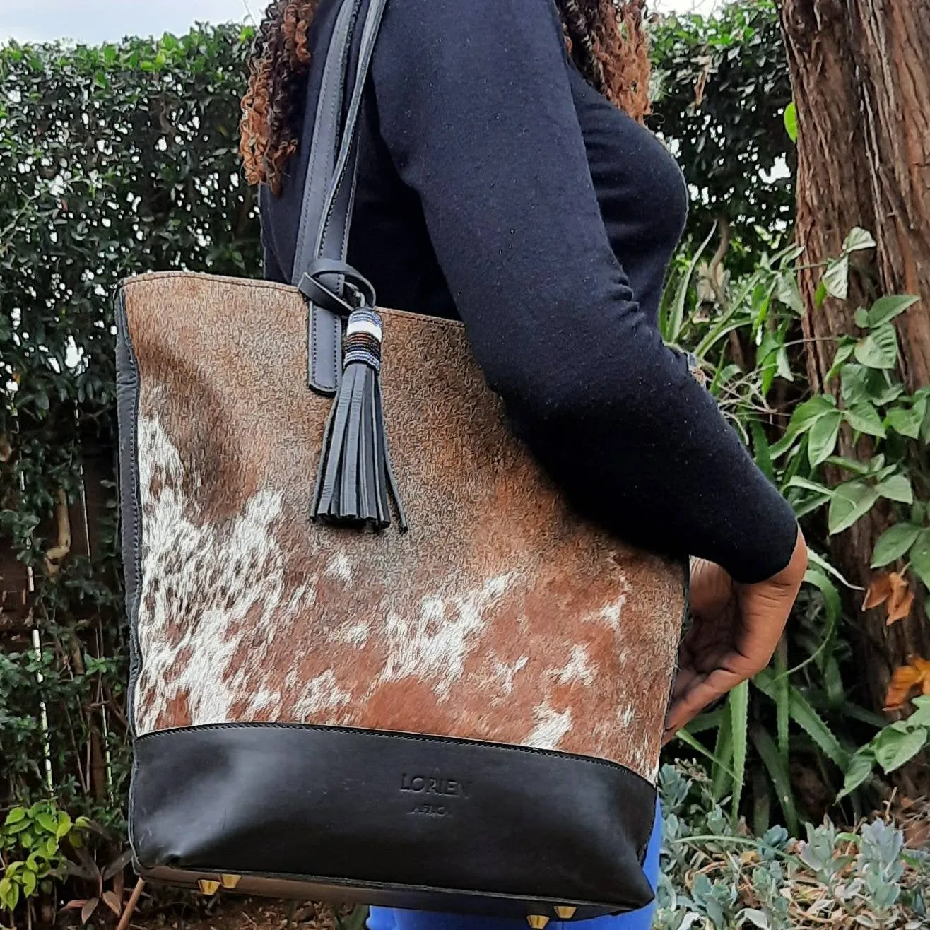 Personalized Leather Bag, Tote bag with zipper,  Black Leather tote bag with zip, Tote bag for women, gift for her,  Handmade leather bag,