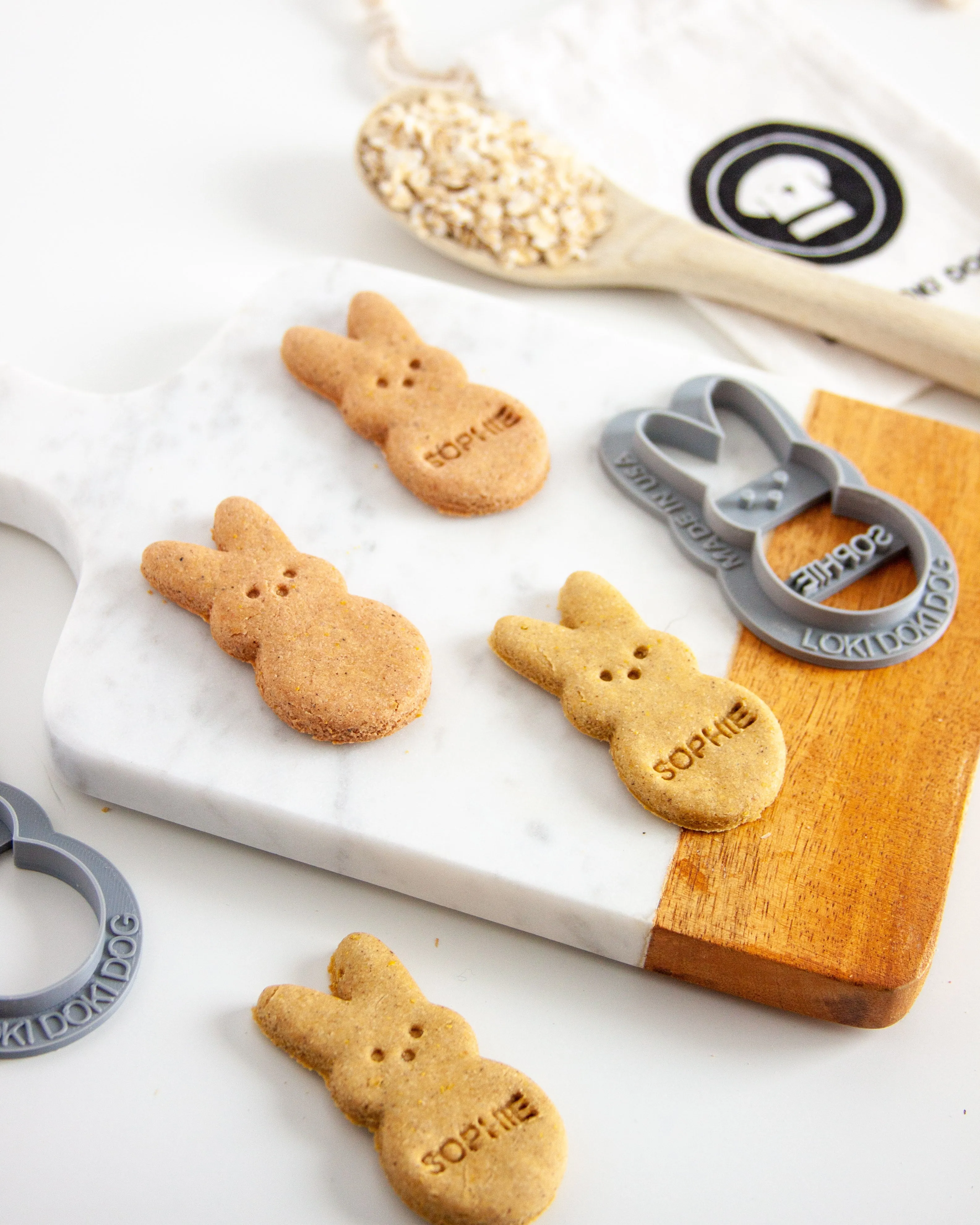 Personalized Marshmallow Bunny Cookie Cutter