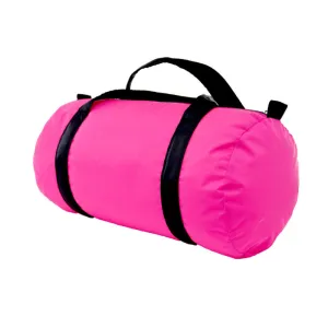 Personalized Nylon Hot Pink/Black Duffel