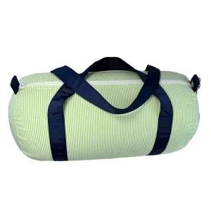 Personalized Seersucker Grasshopper Duffel Bag