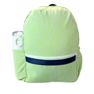 Personalized Seersucker Grasshopper Large Backpack
